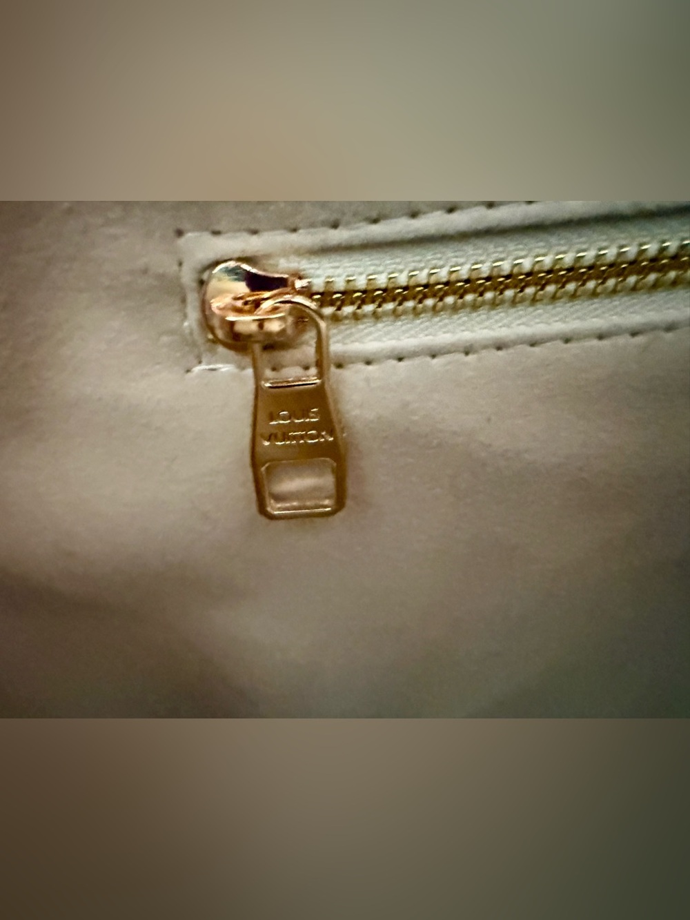 LV Black, Blue & Yellow Printed Canvas GM Shopper Tote with Tan Handles - Picture 10 of 10